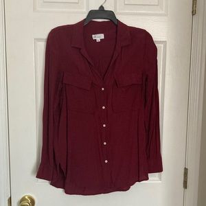 Gap Boyfriend Fit Front Pocket Button Up